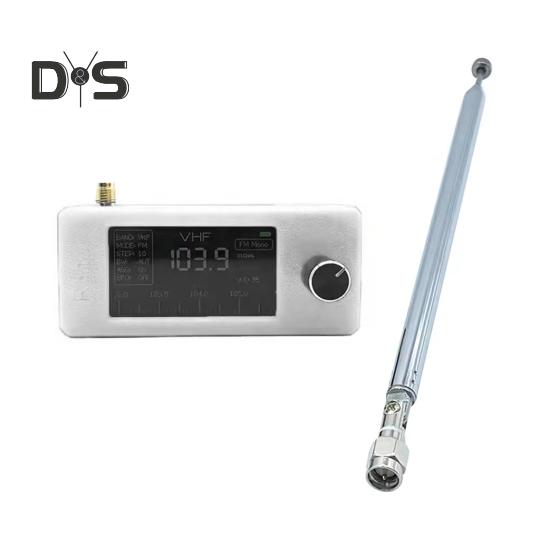 

0,5-108 МГц портативный мини-радио перезаряжаемый карманный размер 1,9-дюймовый IPS экран вседиапазонный радиоприемник HF/SW/MW/VHF радио B