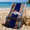 Denver Broncos Logo Strandtuch, Schnelltrocknend, Pflegeleicht, Geeignet für Fitness und Strandurlaub, Sport-Essential