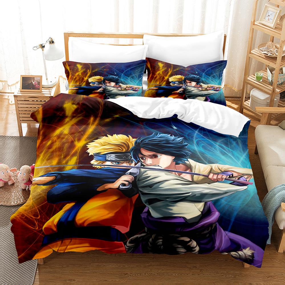 Three-Piece 3D Digital Printing Quilt Cover, Pillowcase, Bedding, Bedding
