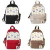 Cute Cartoon Bear Backpack For Kids Large Capacity School Backpack With Air Cushion Straps