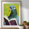Lustiger Badezimmer Altered Art Druck Eklektische Wandbilder Toiletten Humor Schild Poster Streich Geschenk Freches Wäschedekor Leinwandbild