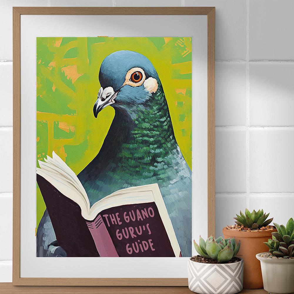 Lustiger Badezimmer Altered Art Druck Eklektische Wandbilder Toiletten Humor Schild Poster Streich Geschenk Freches Wäschedekor Leinwandbild