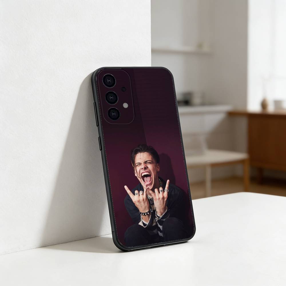 Singer Y-Yungblud YB Phone Case For Samsung S25,S24,S21,S22,S23,S30,Ultra,S20,Plus,Fe,Lite Black Shell