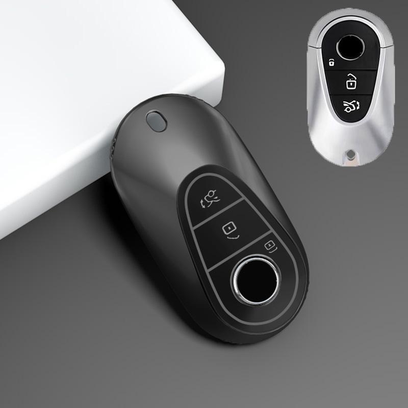 

Car Key Case Cover Keychain for Mercedes Benz 2022 C S Class W206 W223 S350 C260 C300 S400 S450 S500 Key Shell Protector