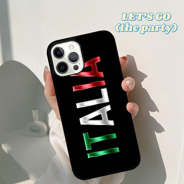 Autumu Italy Italia National Flag Phone Case Cover for iPhone 17 Air 16 16e 15 12 11 13 14 Pro Max Apple Plus Coque