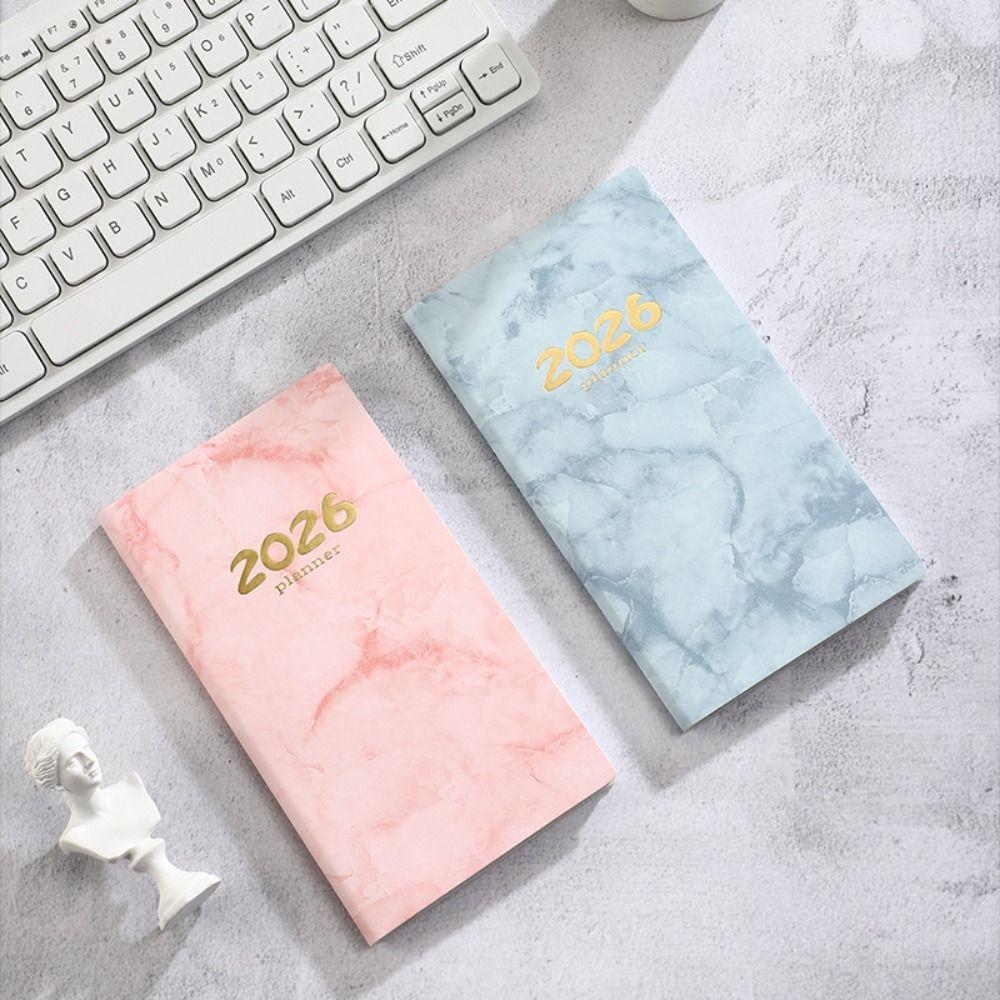 To Do List Appointment Notebooks A6 English Notepad High Quality 2026 Agenda Book  School Office