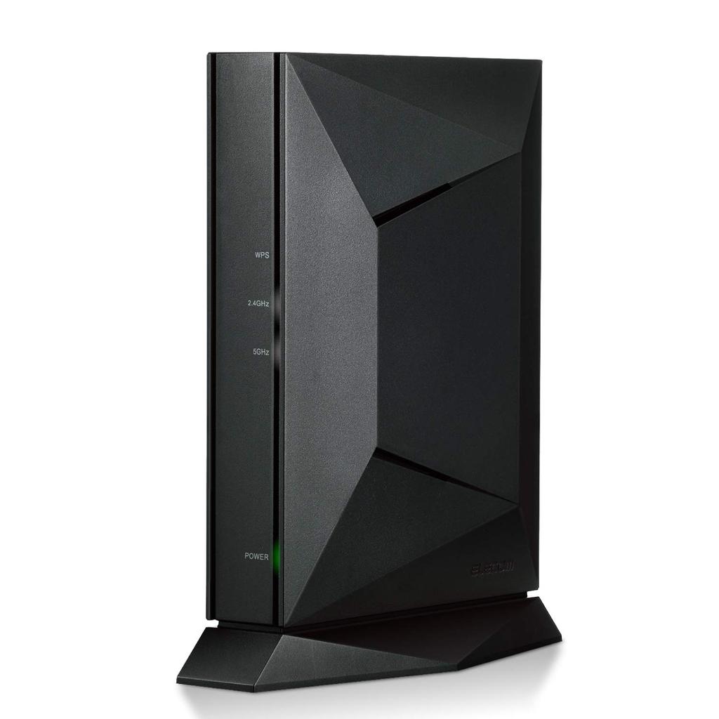 ELECOM WiFi Router WRC-X3200GST3-B, Wi-Fi 6 11ax 2402+800Mbps, Compatible with FLET'S Hikari and Hikari Collaboration, IPv6 (IPoE)