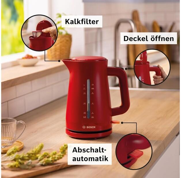 Чайник Bosch TWK3M124 MyMoment 1.7l rot
