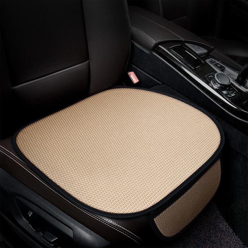 Ice Silk Car Seat Cushion Non-Slip Breathable Universal Mat for All Seasons Easy Clean Protection Hot Sale 2025