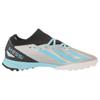 Adidas X Crazyfast Messi.3 TF Infinito Pack Unisex Sneaker Silber Silber-Metallic Glücklich-Blau IE4074