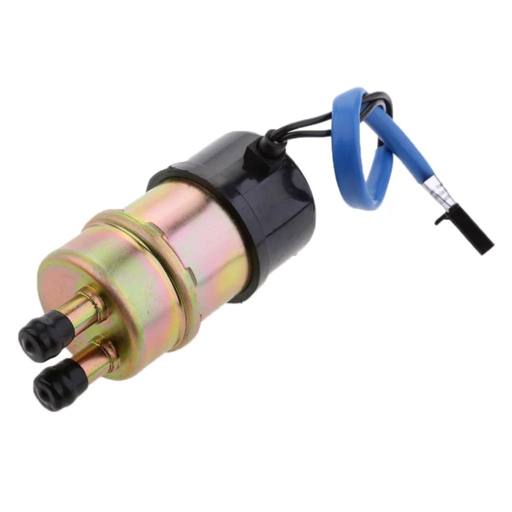 8mm 12v 60LPH Fuel Pump Replaces Filter + Rubber Hose for Kawasaki Mule 3020 3010 3000 2510 2520 1000 1992 ~ 2005 2006 2007 2008