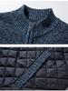 Warm Cardigan Men Fleece Zipper Sweaters Jackets Mens Fashion Slim Fit Sweater Coat