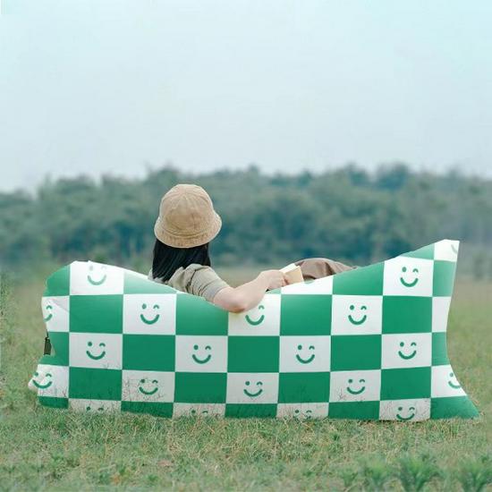 Bärbar uppblåsbar soffa: Utomhus Strand, Camping & Musikfestival Sovsäck