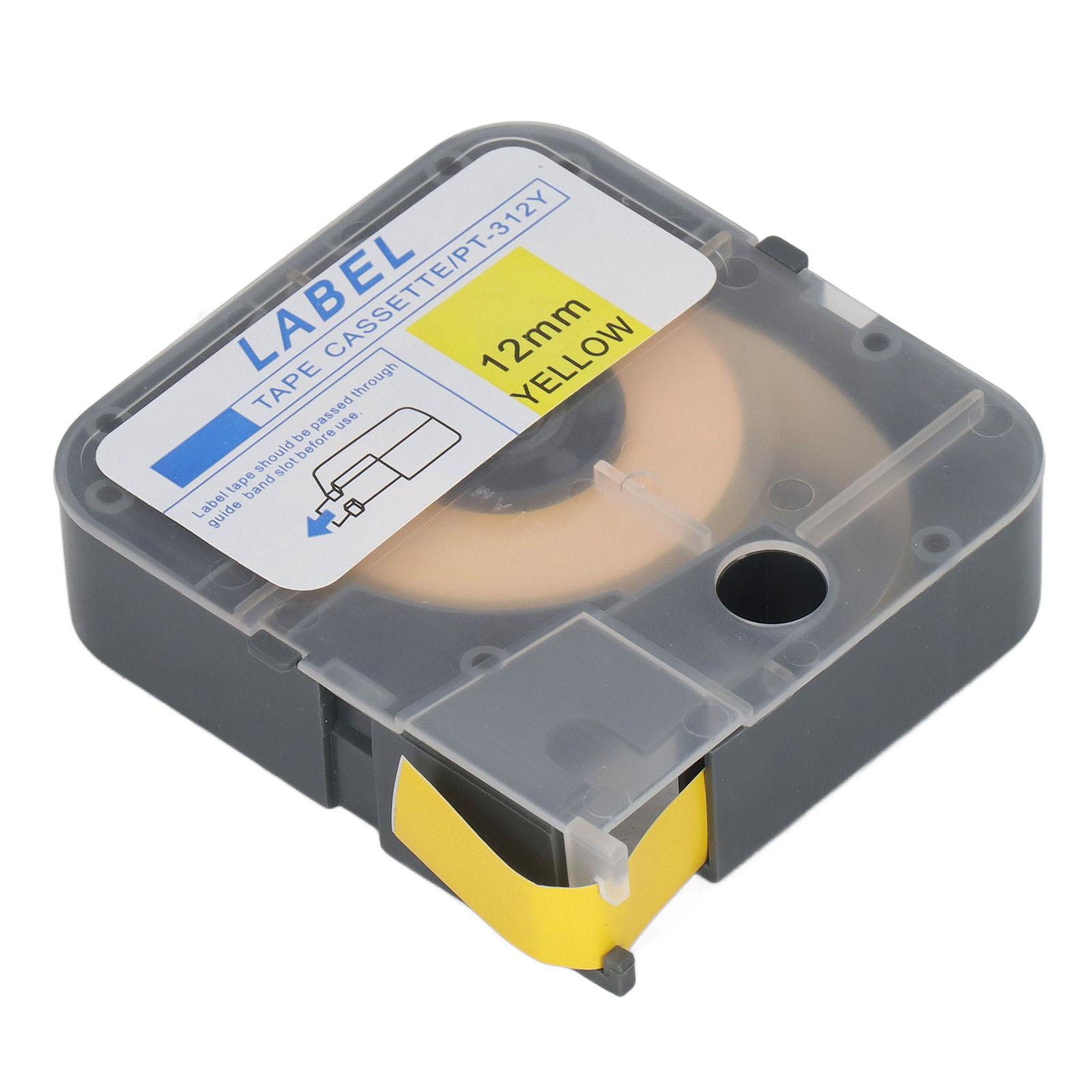 

Label Tape for MAX Line Machine LM 380E LM 390A LM 370A LM 380A LM 380EZ 12mm 26.2ft Yellow Self Adhesive Label Tape