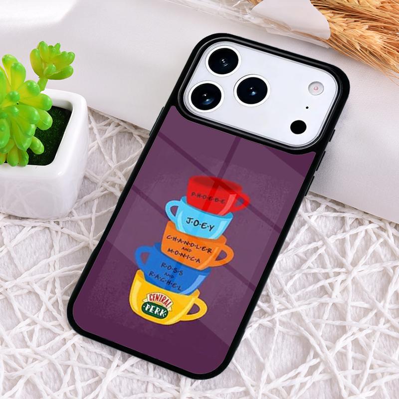 Friends TV Print Phone Case for iPhone 17 Air 16 15 11 12 14 13 Pro Max Shockproof Cover