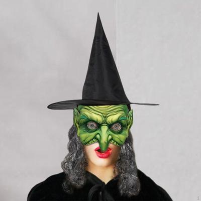 Halloween Witch Hat Wide Brim Fancy Pointed for Photo Props Masquerade