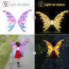 with Music Moving Butterfly Wings Light Up Fairy Glowing Wings Elf Wing  Party Festival Decoration