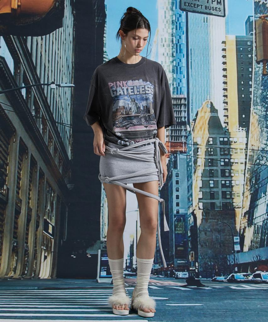 Geiteuliseu Double Mini Skirt