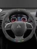Für Outlander Pajero Asx Colt Lancer EX Evolution X L200 Triton RALLIART Auto Wildleder Kohlefaser Lenkradabdeckung