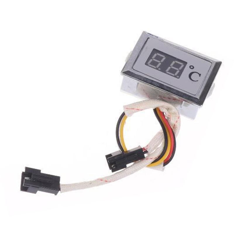 Round/Square Temperature Digital Display Meter Household Natural Gas Water Heater Liquefied Replacement Accessories