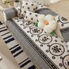 Qulited Cotton Sofa Cover Modern Floral Printed Sofa Cover Towels Anti-slip Couch Cover Pattern Design Quilting Sofa Covers