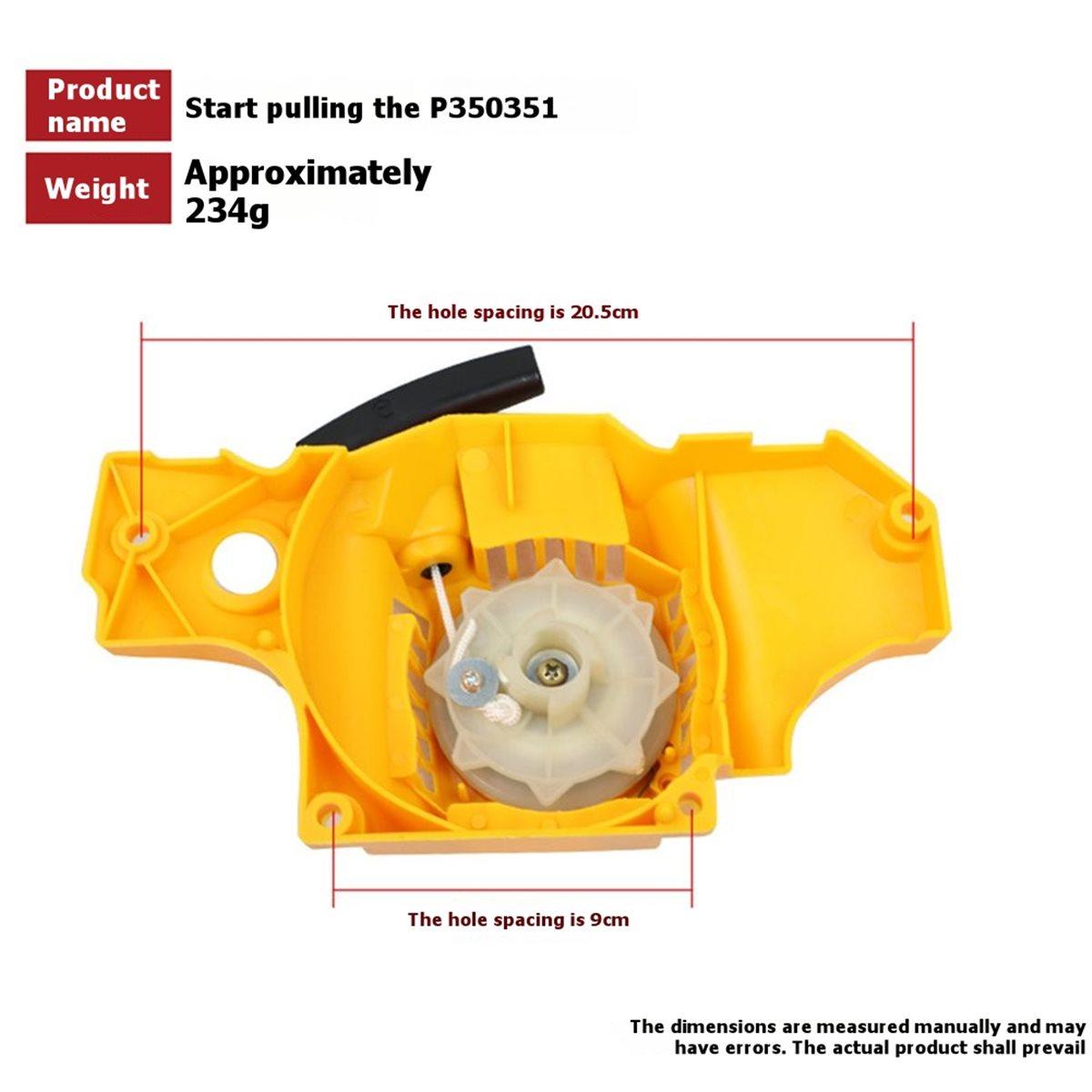 

Pull Launcher Pull -Offer Startup Assembly for 350 351 Chainsaw Oil Sawing Accessories China Mainland