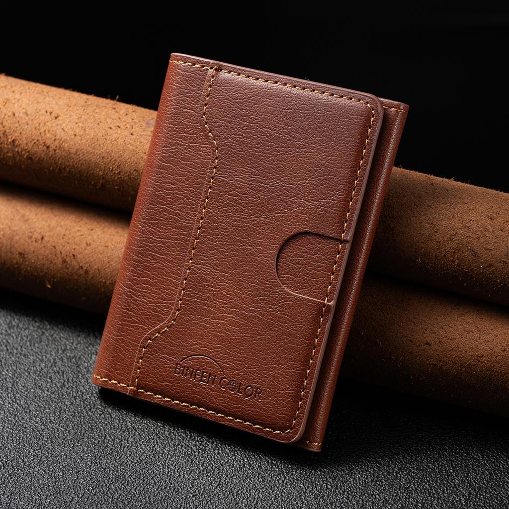 EUCAGR Artificial leather credit card magnetic elastic wallet(5 card slot)with strong magnetic accessories | ID card clip wallet