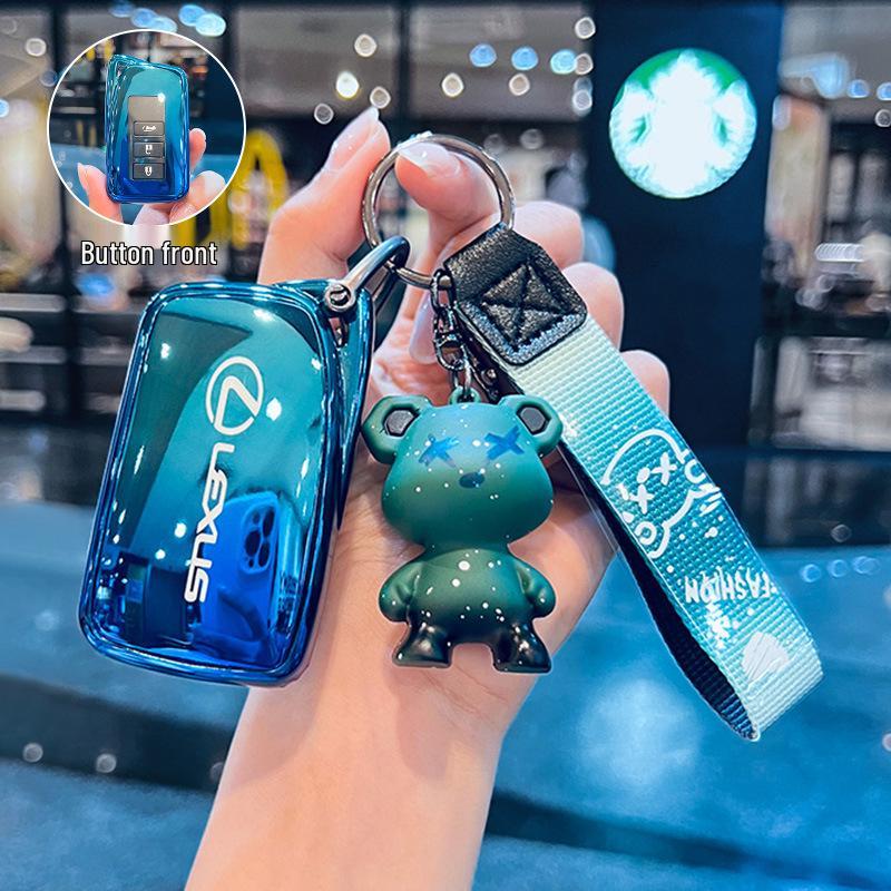 Key Case for Lexus RX300H, NX300, ES250, LX570, and ES200 Models