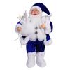 12" Figurka Santa Clause Vánoční Stojící Panenka Santa Clause s Dárky pro Sváteční Domácí Kancelář Stolní Dekorace