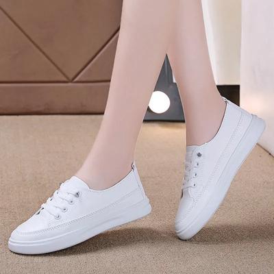 Thin Leather Thin White Shoes Women's Summer Thin Women's  New Canvas Shoes for Mothers Pregnant Women's Shoes Trendy