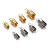30pcs Stainless Steel Rope Chain Cords Crimp Bead End Caps for Jewelry Making DIY Components Bracelet Necklace Squeeze Fastener