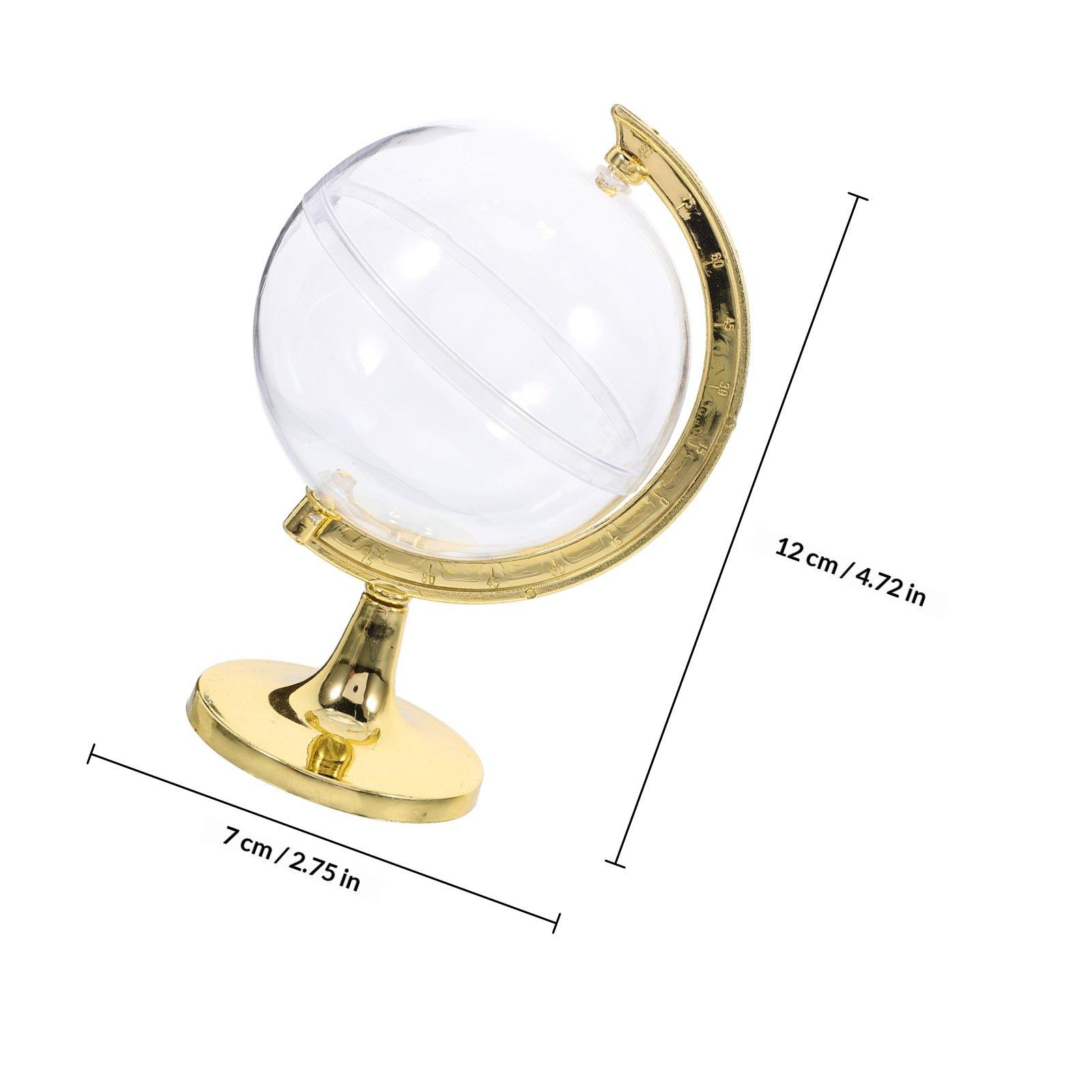 

10Pcs Elegant Globe Candy Boxes Multi-Functional Small Favor Boxes for Parties Weddings Travel Gifts Jewelry Storage Decorative other золотистый