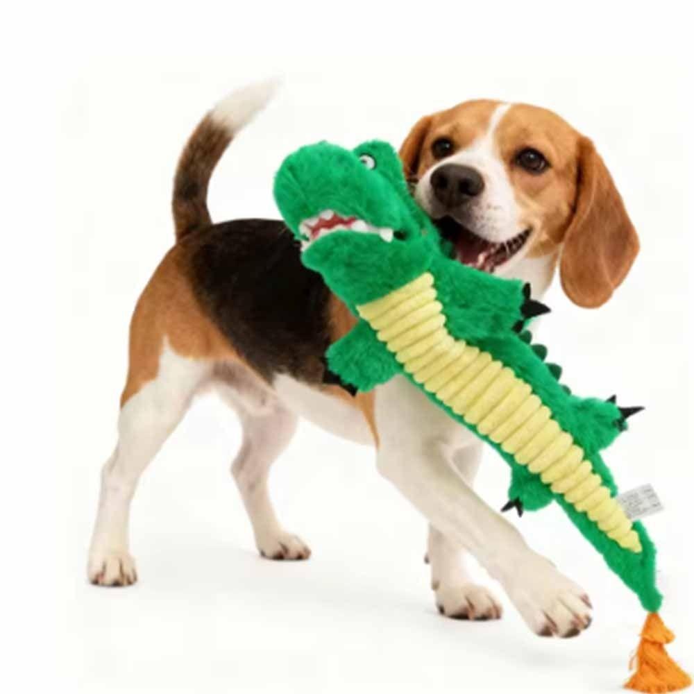 Durable Squeaky Dog Chew Toys Soft Plush Chew Proof Dog Toy Dog Squeaky Toy  Aggressive Chewers