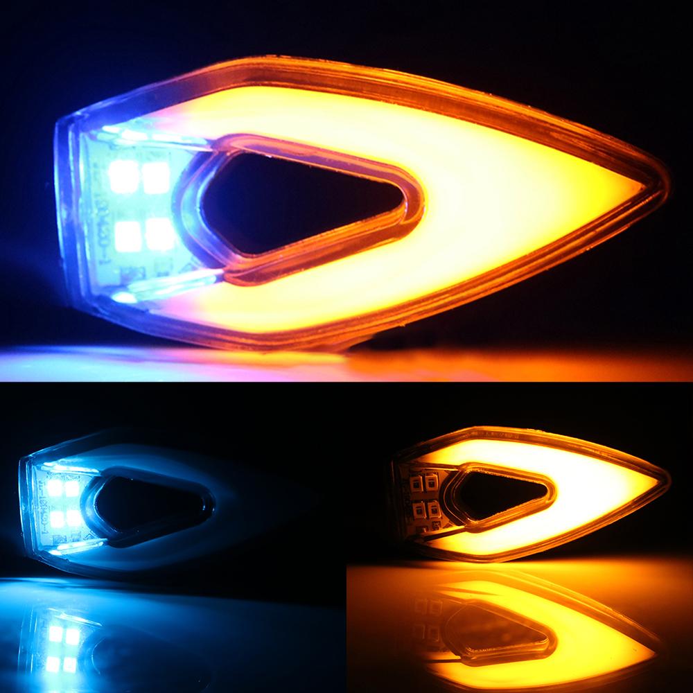 Turn Indicator Lamp Universal Motorbike Accessories Motorcycle Turn Signals Light Flexible Tail Light 2Pcs/set