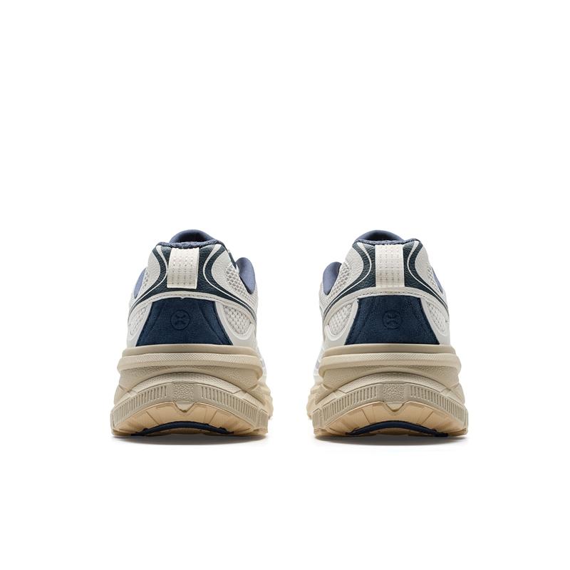 Xtep Little Bask 2 Comfortable Versatile Trendy Fashion Retro Height Increasing Lightweight Breathable Non-Slip Low-Top Casual Shoes 875219320017-5