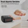 CD Player Alarm Clock USB Charging Dimmable Display Desktop Bluetooth Radio CD Player with Speaker Remote Control for Bedroom