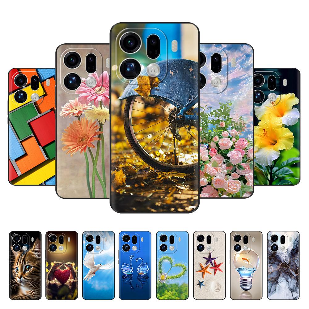 For OPPO Find X9 Pro Case X9Pro Soft Silicone TPU Protective Back Case For Oppo Find X9 Coque Shockproof TPU Phone Cover Funda