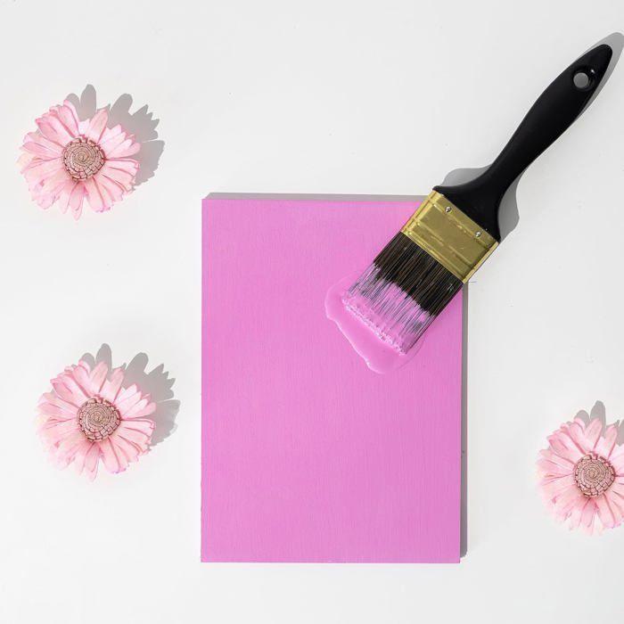 Peinture à la craie - CREATIVE DECO - Fuchsia - 1L - Mat - Lavable - Acrylique