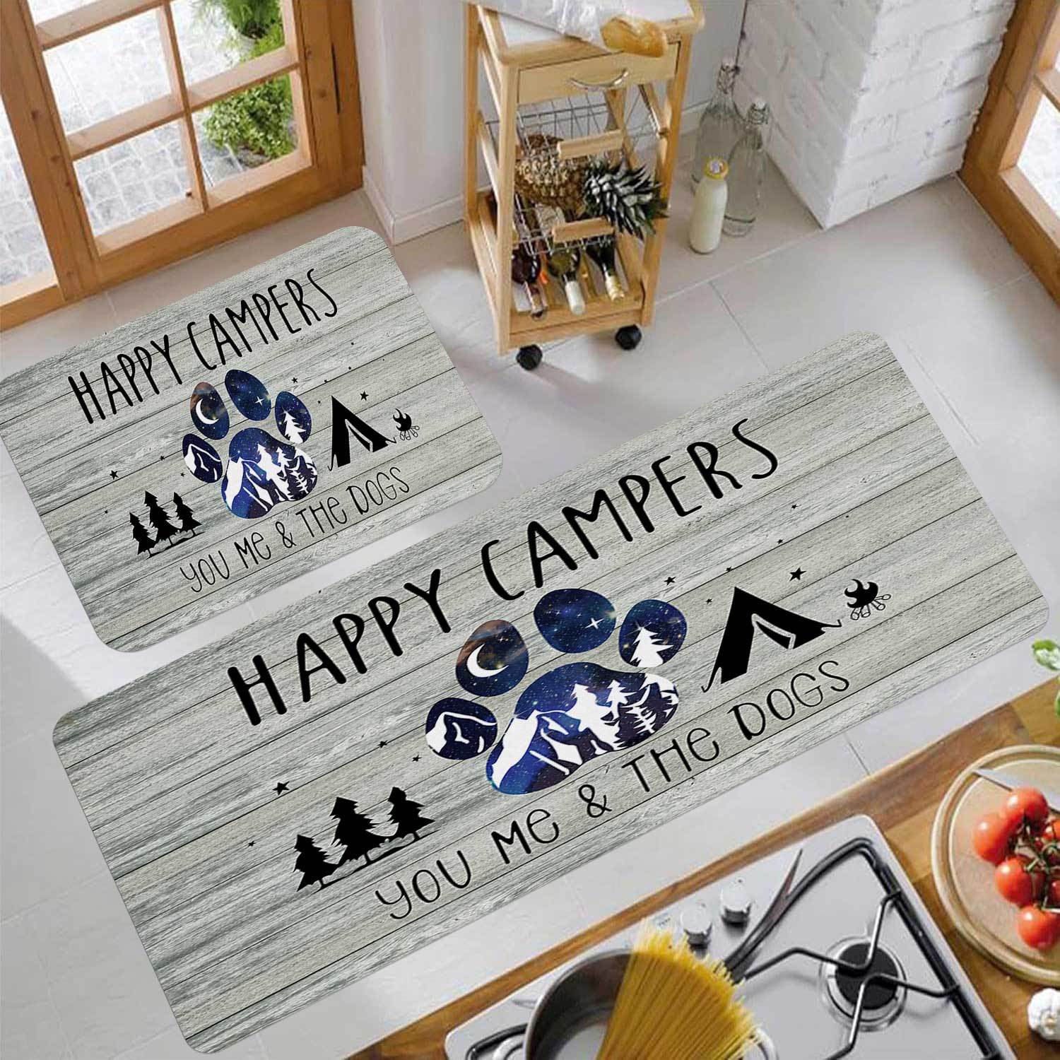 

Modern Minimalist Carpet - Dirt-Resistant And Slip-Resistant Outdoor Camping Mat, Kitchen Mat, Home Decoration 2PC 40x60 40x120CM