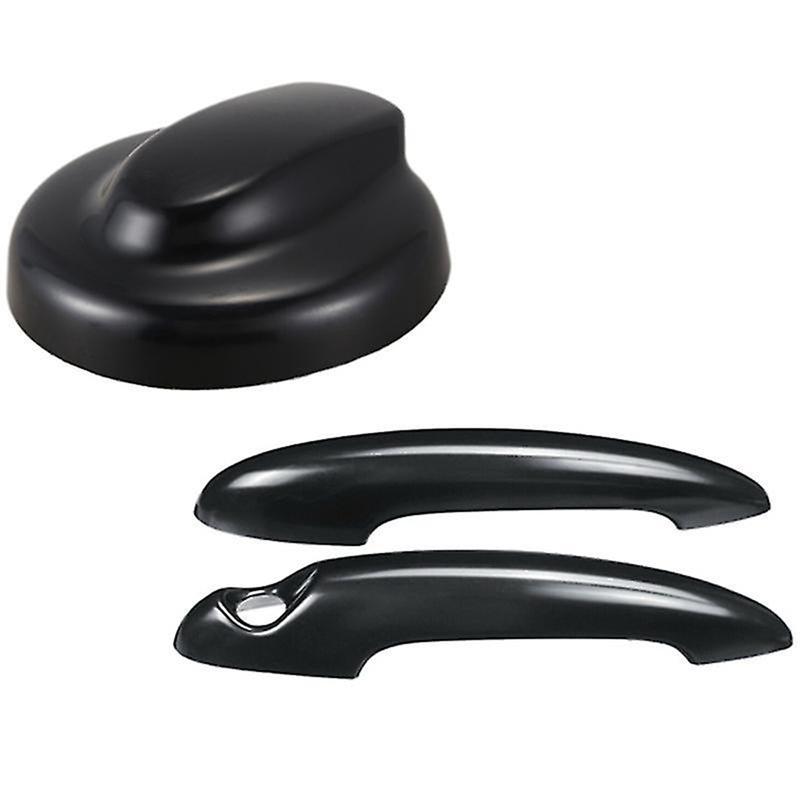 A28G-Car Gas Fuel Tank Filler Cap Cover For BMW Mini Cooper S R55 R56 2007-2013 (Black)