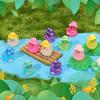 Glow-In-The-Dark 100/50Pcs Mini Resin Ducks With Hats Vibrant Multi-Colored Figures For Diy Crafts Cake Easter Micro Landscape Gardens Decor