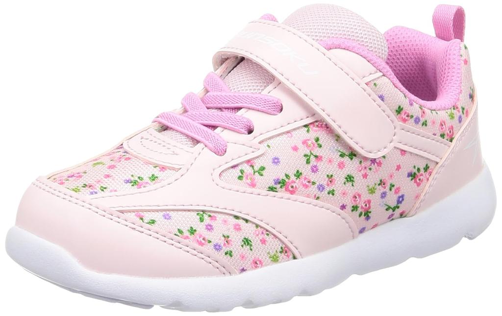Shunsoku Sneakers for Foot SKF cm Kids, Girls, Children's Shoes, Development, Lightweight, 14-22cm, 2E, 2530, Pink, 16.0