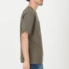 T-Shirt.ST Men's 10.2oz Khaki T-Shirt, Short Sleeve, Solid Color, Super Heavyweight Cotton with Pocket, Size XL