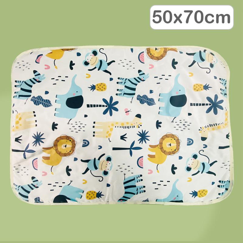 50x70cm Baby Changing Mat Infants Portable Foldable Washable Waterproof Mattress Children Game Floor Mats Reusable Diaper