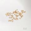14K Copper-Plated Gold Color Retention Open Figure 8 Buckle for DIY Jewelry: Earrings, Bracelets, Necklaces Connecting Accessories