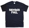 SENSES FAIL T-SHIRT Sizes S M L XL XXL Colours Black, White
