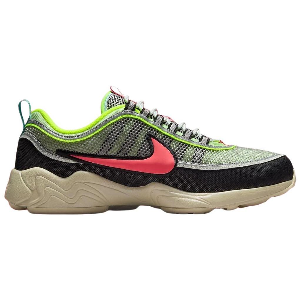 Nike Air Zoom Spiridon Barely Volt Hot Punch Men Sneakers Green Metallic-Silver Summit-White II1237-701