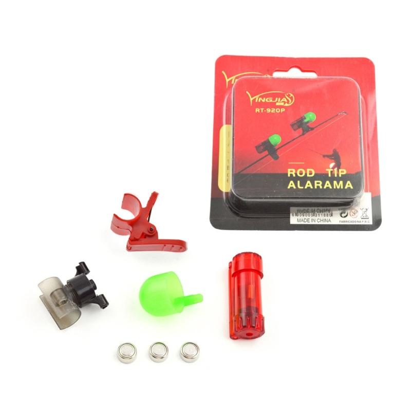 Bites Alarm with Indicator Light & Buzzer High Sensitivity Fishing Alarm Electronic Fishing Bites Alerts Fishing Tackle