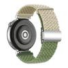For Huawei Watch GT 4 41mm Universal 18mm Watch Strap Woven Wrist Band with Silver Magnetic Buckle