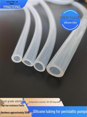 Clear Food-Grade Silicone Tubing for Peristaltic Pumps (Sizes: 0.8 - 9.5mm)